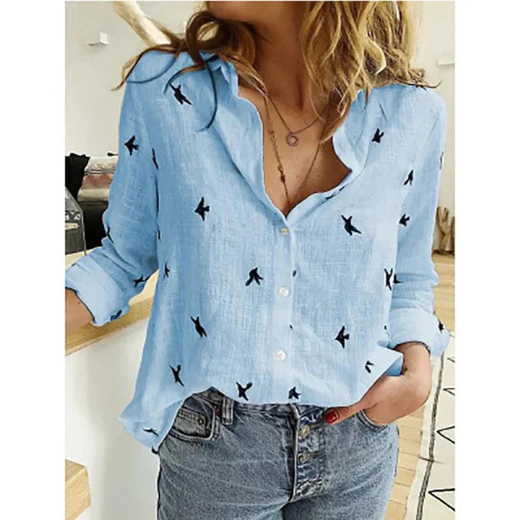 Fudus | Baumwolle Mode Designer Hemd 5xl Leinen Langarm Tops