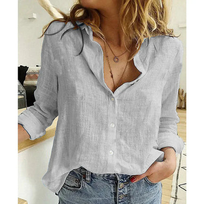 Fudus | Baumwolle Mode Designer Hemd 5xl Leinen Langarm Tops