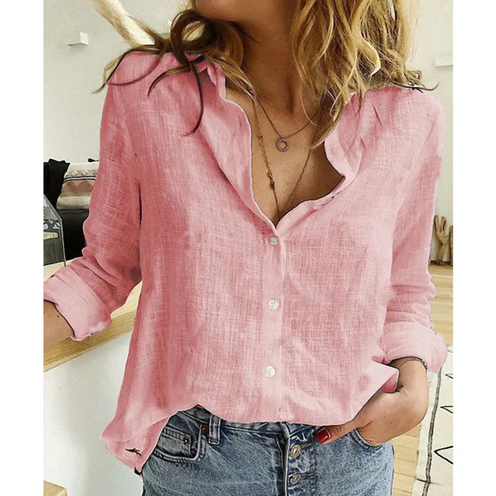 Fudus | Baumwolle Mode Designer Hemd 5xl Leinen Langarm Tops