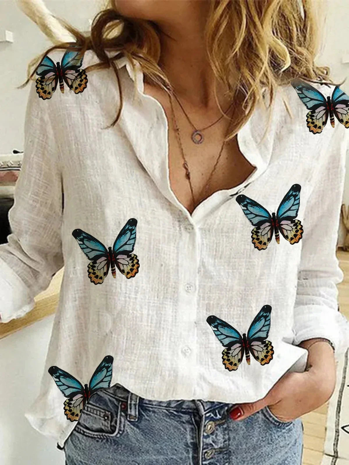 Fudus | Baumwolle Mode Designer Hemd 5xl Leinen Langarm Tops