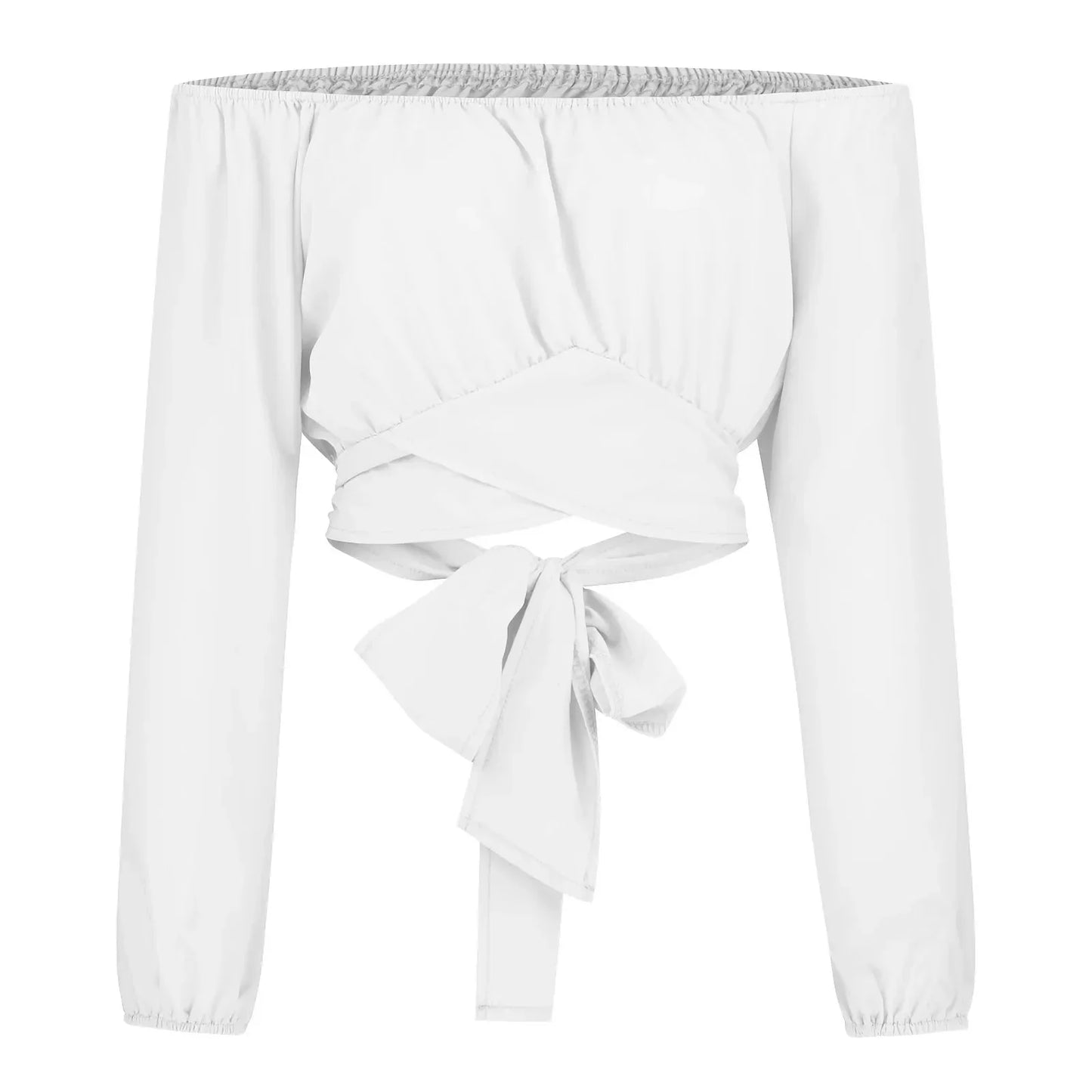 Fudus | Crop Modedesigner Laterne Langarm Tops