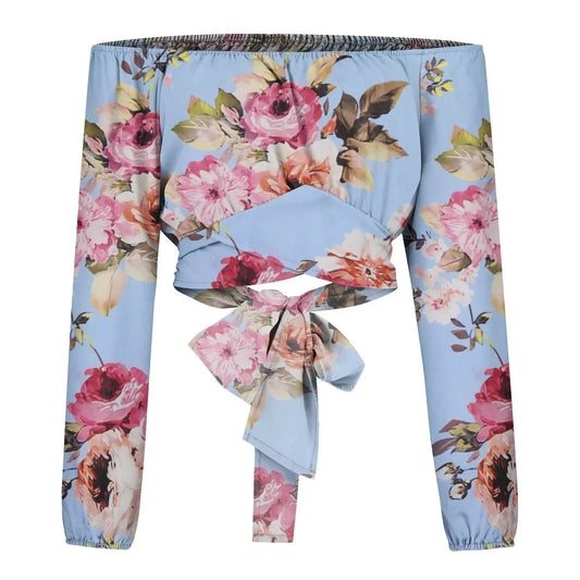 Fudus | Crop Modedesigner Laterne Langarm Tops