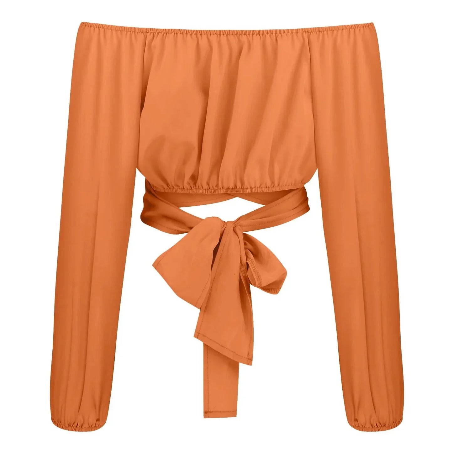 Fudus | Crop Modedesigner Laterne Langarm Tops