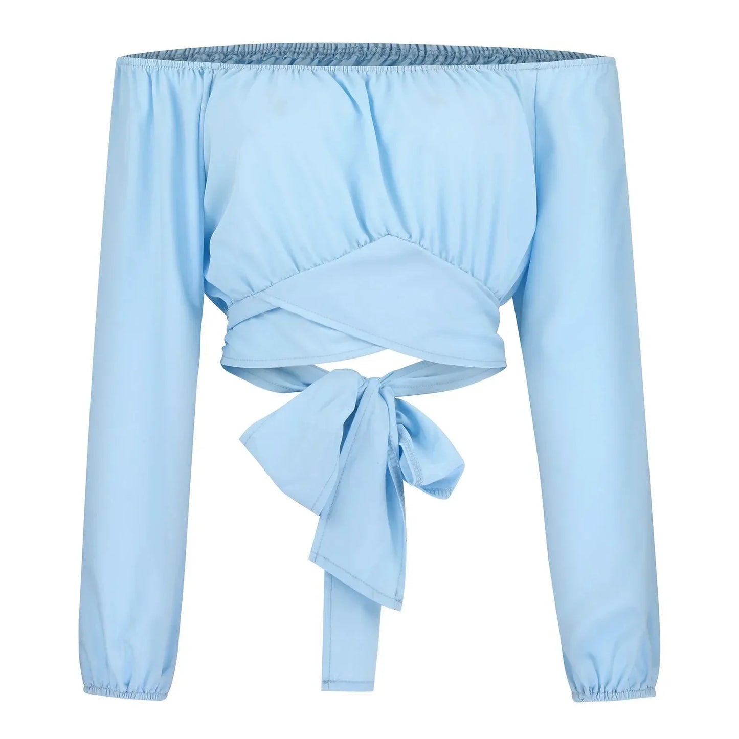 Fudus | Crop Modedesigner Laterne Langarm Tops