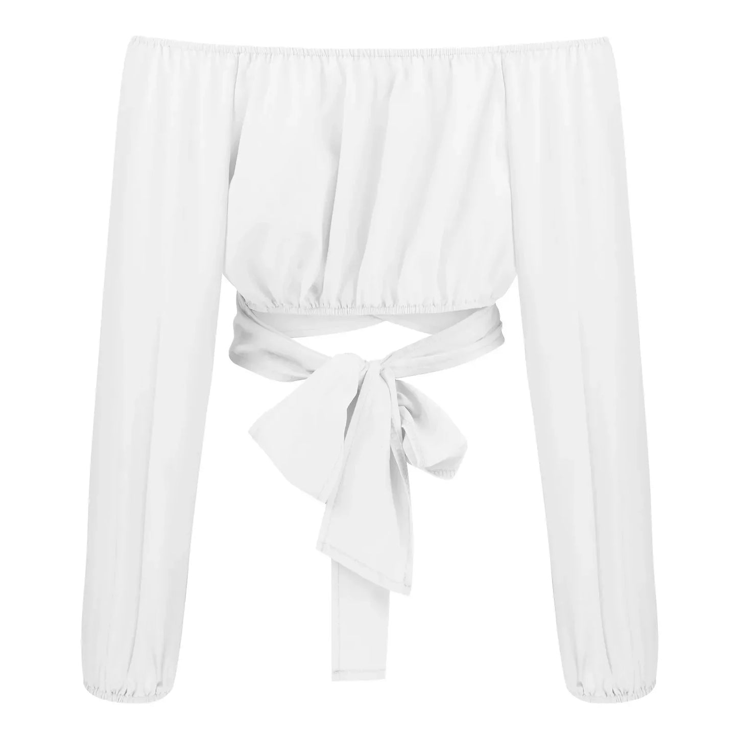 Fudus | Crop Modedesigner Laterne Langarm Tops