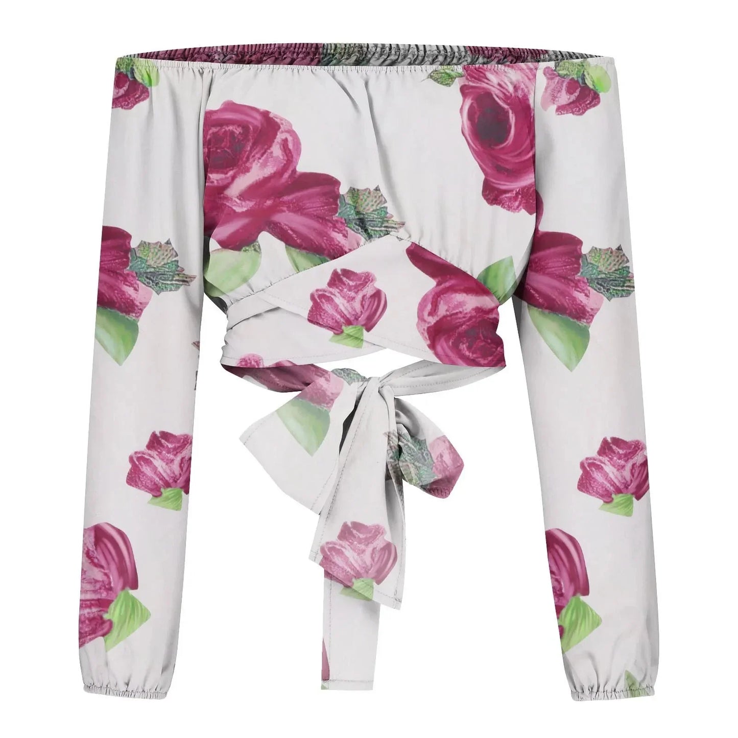 Fudus | Crop Modedesigner Laterne Langarm Tops