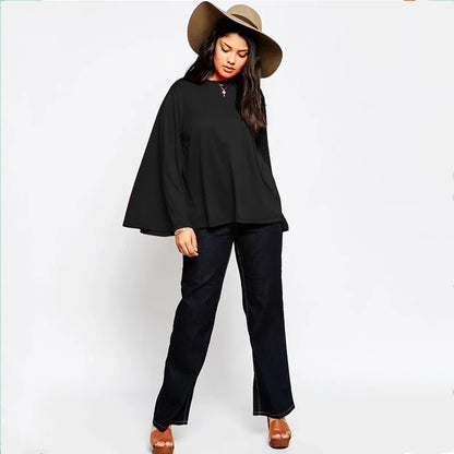 Fudus | Modedesigner 2-8xl Bluse Flare Langarm Tops