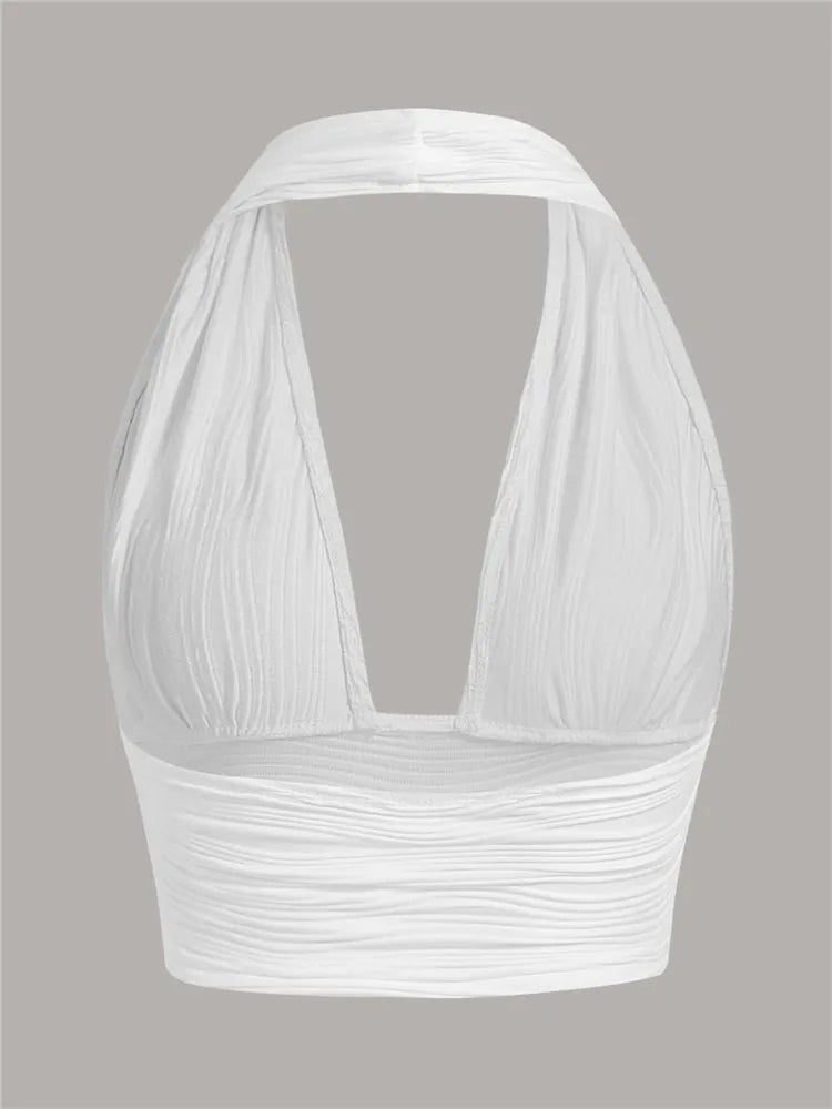 Fudus | Modedesigner Crop Tops Corsage Halter Tops