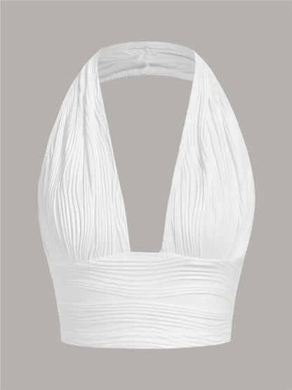 Fudus | Modedesigner Crop Tops Corsage Halter Tops