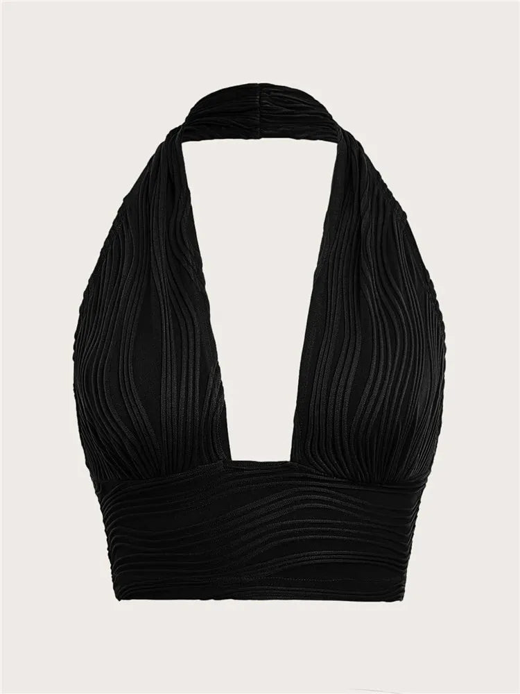 Fudus | Modedesigner Crop Tops Corsage Halter Tops