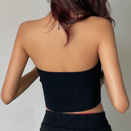 Fudus | Tube Unregelmäßige Modedesigner Trägerlose Tops Singlets