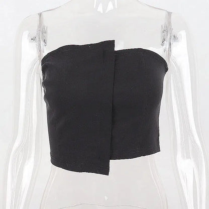 Fudus | Tube Unregelmäßige Modedesigner Trägerlose Tops Singlets
