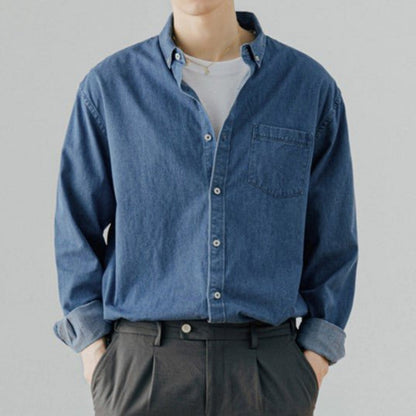 Zeitloses Sommer-Denim-Hemd für Männer - Erland